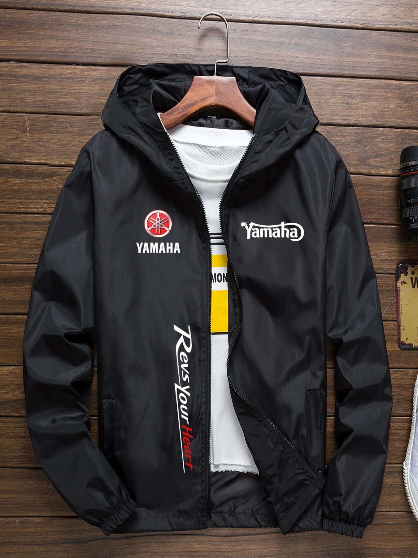 AliExpress 2026 New Yamaha Men's Off road Motorcycle Bicycle Windproof Jacket Hoodie Thin Hoodie Pilot Uniform