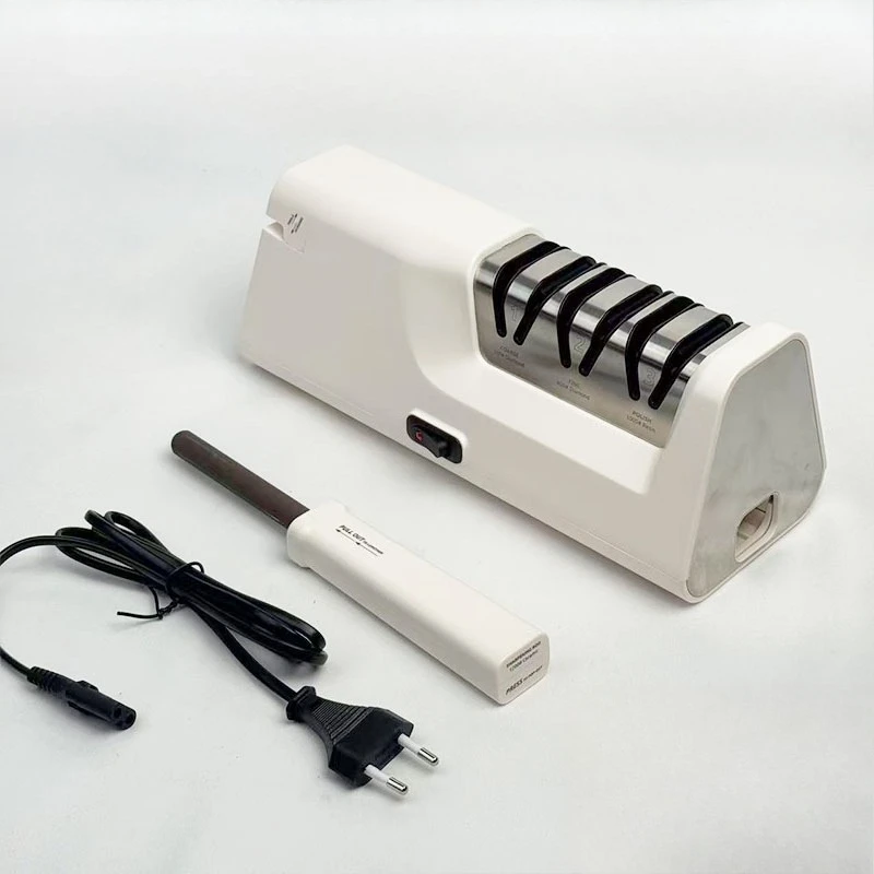 

2026 RISAM Electric Knife Sharpener Professional Kitchen Sharpening System 4Stage Scissors Sharpeners Diamond Grit