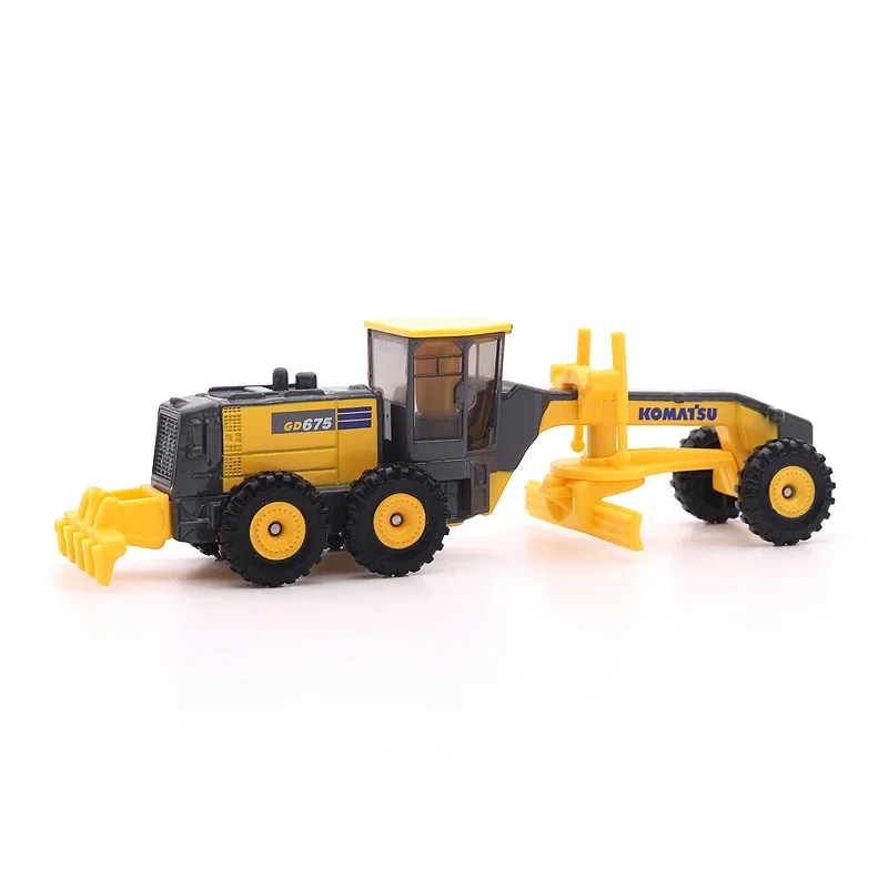 13cm TOMY Alloy 140 Komatsu Road Grader 862000 Project Car Model Collectible Toy Gift Souvenir Display Ornaments