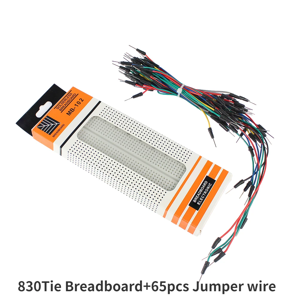 MB-102 Broodplank 400 830 Punten Soldeerloze PCB Broodplank Jumper Draad Kabel Prototype Board DIY voor Arduino Kit