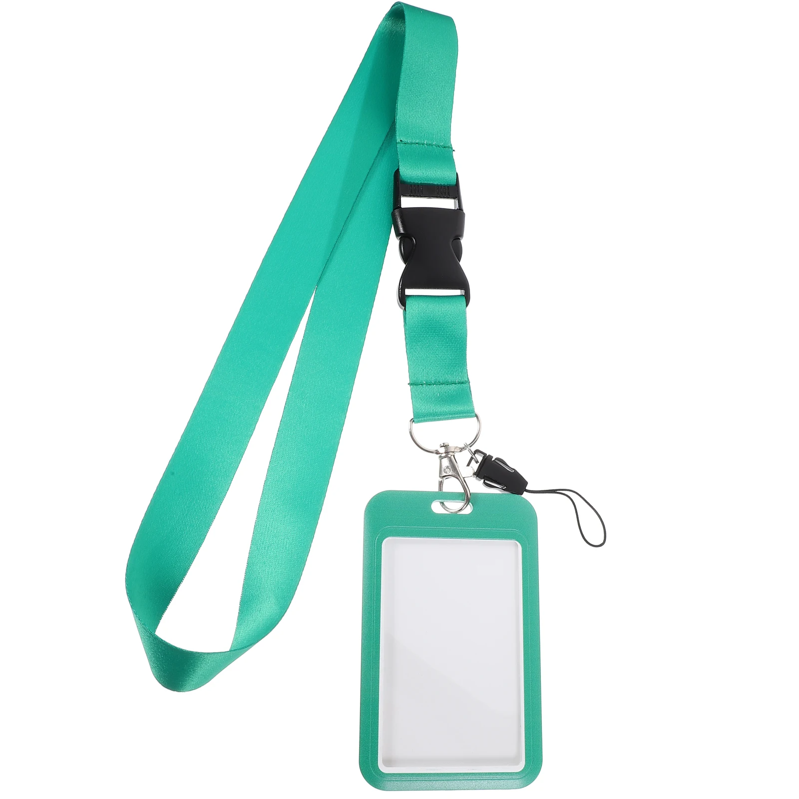 

Tag Sleeve Phone Lanyard Card Holder Key ID Hard Shell Polyester Badge Cover Work Small Light for ID