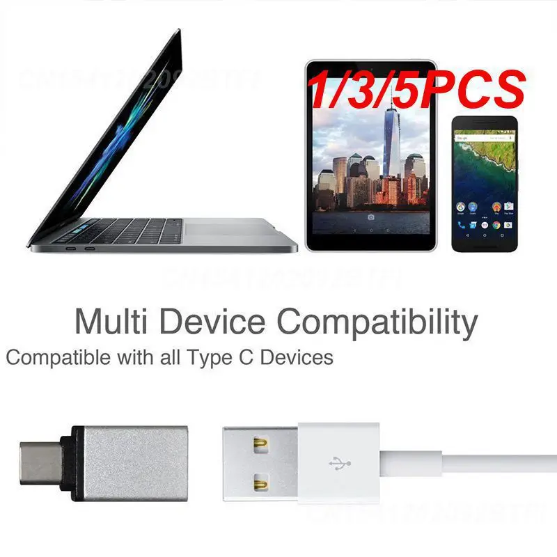 1/3/5PCS Usb C Converter Easy File Sharing Convenient Usb C Otg Cable For Galaxy S20 Usb 3.0 Otg Cable Usb Type C