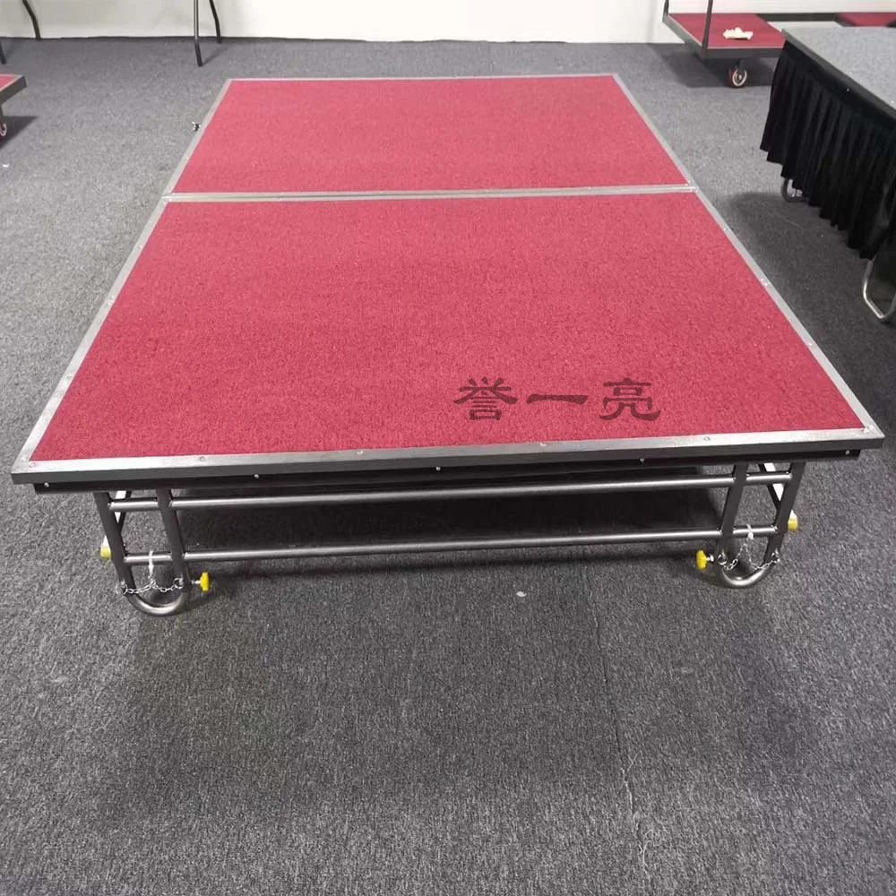 Manufacturer Production Folding Event Stage Outdoor Performance Event Red Carpet Stage Folding Stage