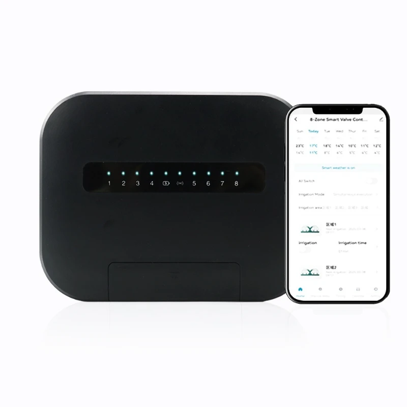 WiFi smart home graffiti irrigation controller 6-way 8-way timed flower watering device can water flowers and lawn spraying