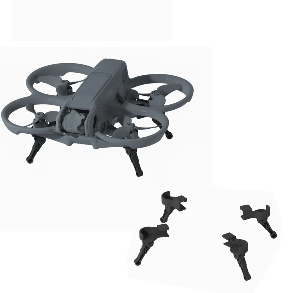 

for DJI AVATA 2 Folding Landing Gear Drone Increased Height Bracket Black