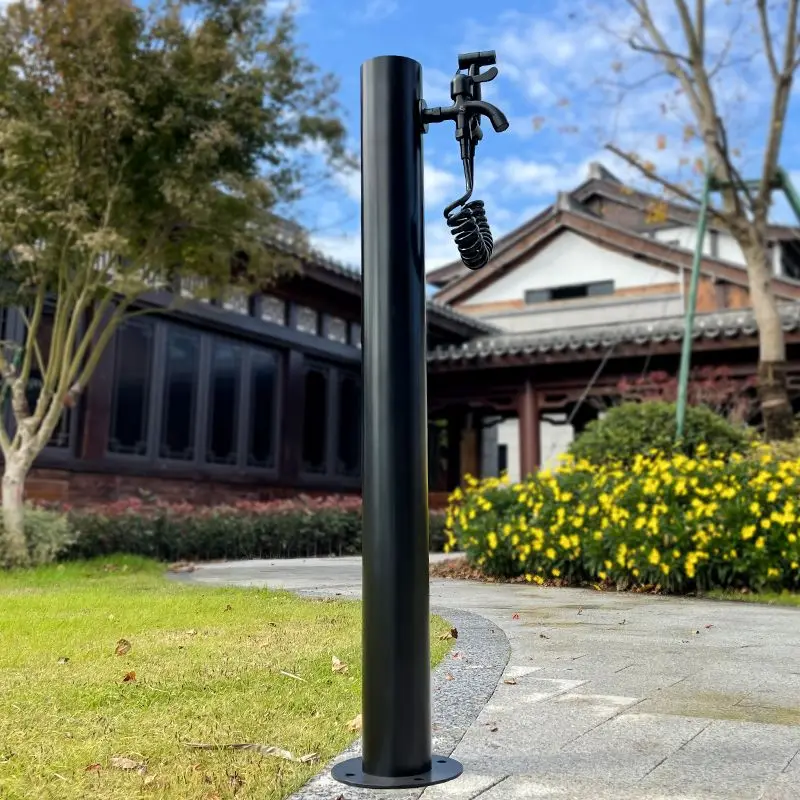 Faucet column courtyard kindergarten watering antifreeze sunscreen all copper water dragon