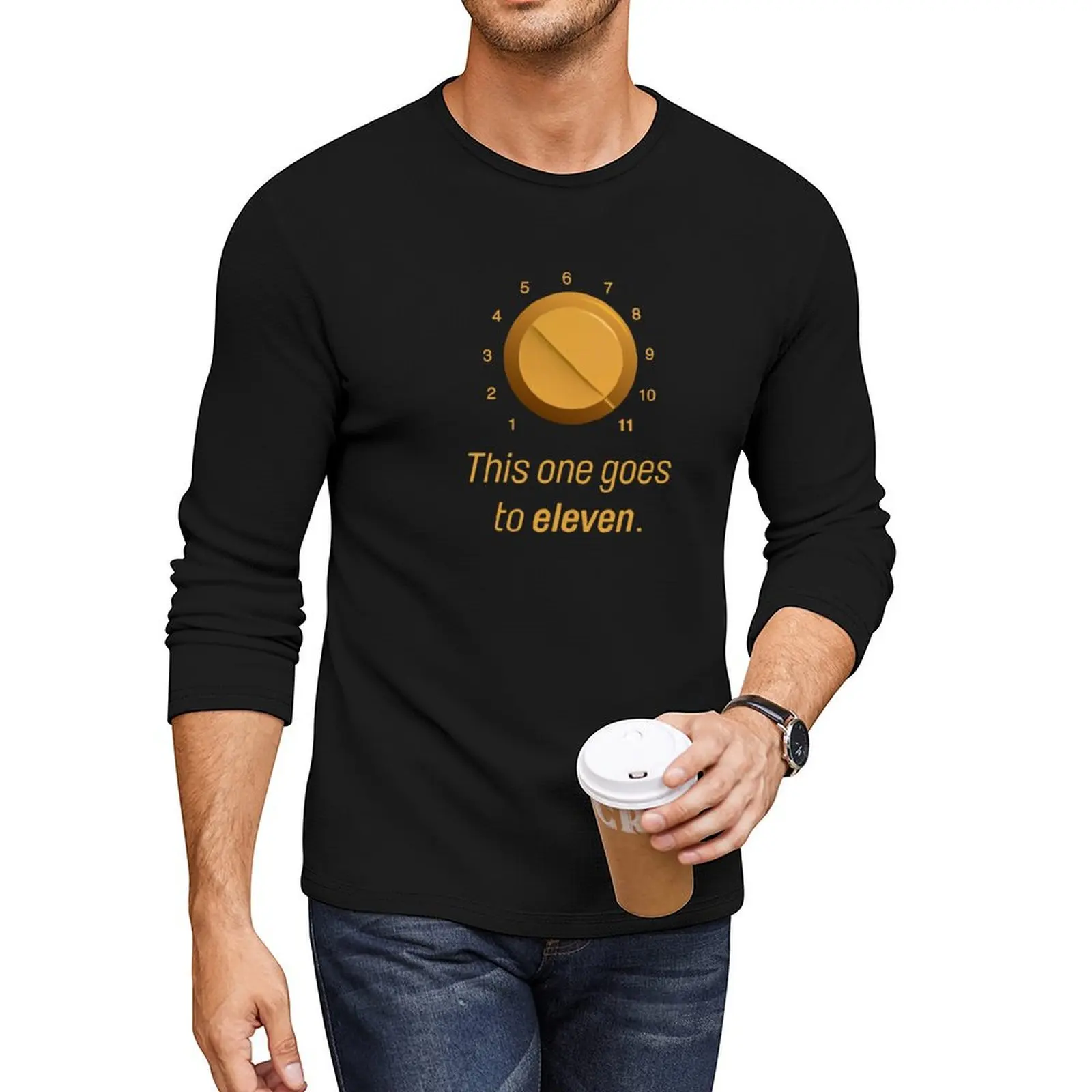 This one goes to eleven. Long T-Shirt quick-drying t-shirt oversized t shirt men