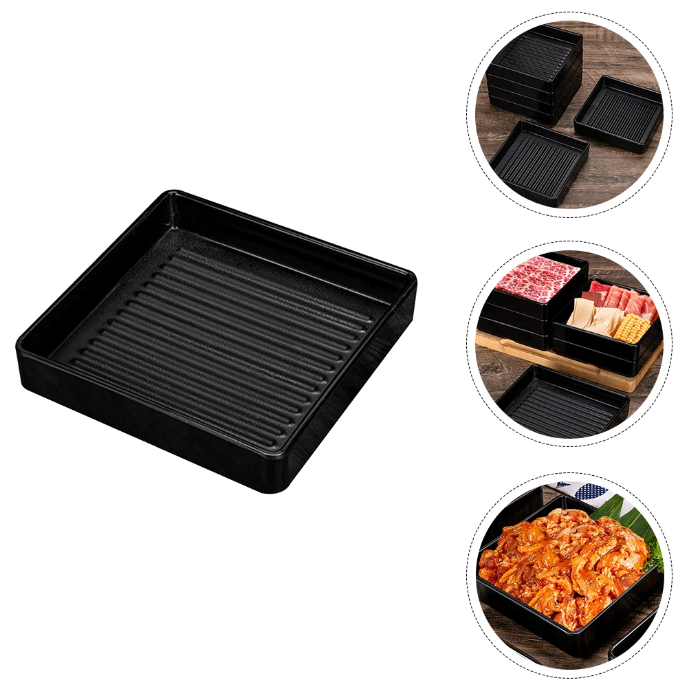 

Exquisite Bbq Plate Multi-Function Restaurant Dessert Sushi Meatball Serving Tray Lightweight Hot Pot Shrimp Paste