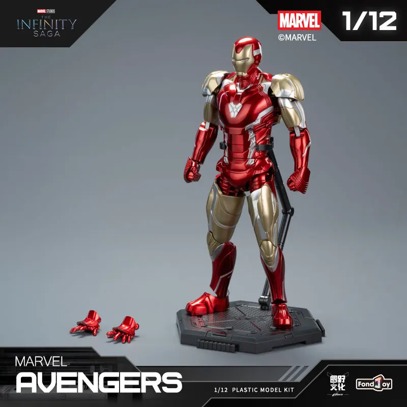 2025 nuevo superventas Fondjoy Marvel Spider Man bloque de velocidad muñeca vengadores Iron Man serie Mk caja ciega juguete para regalo Mk3/Mk4/Mk7/Mk85