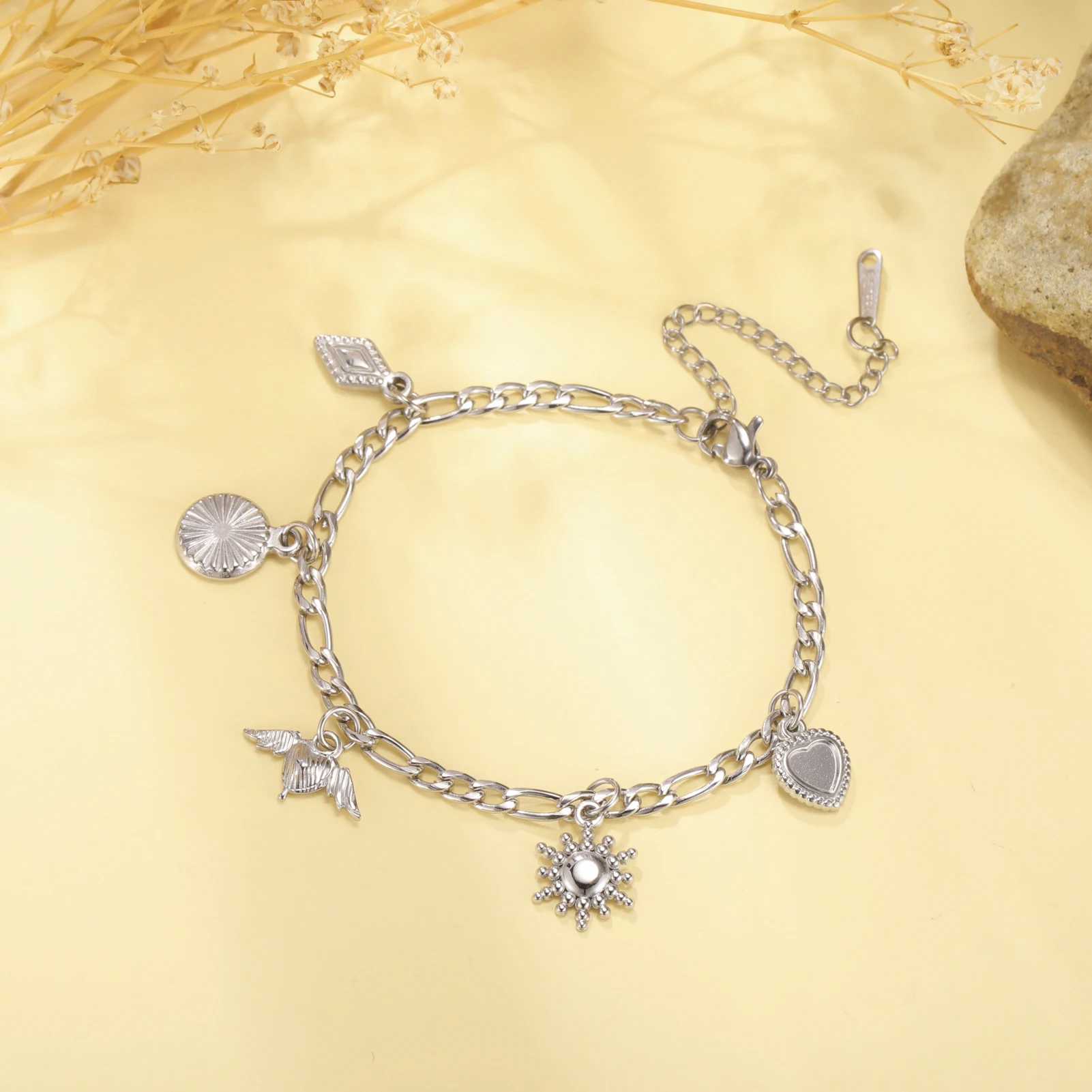 COOLTIME Seestern Muschel Armbänder für Frauen Edelstahl Mode Sommer Strand Schmuck Armband Zubehör für Ozean Liebhaber – Detail 14