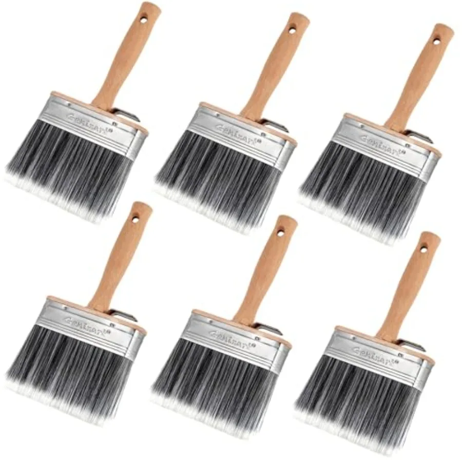 

Deck Stain and Sealer Block Paint Brush - 5 inch Big Fence Stain Brush for Wood - Large Masonry Paintbrush - Wide Limewash Brus