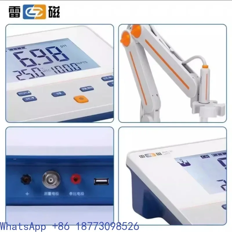 

Shanghai Leici PHS-25 Прецизионный настольный цифровой измеритель кислотности pH-тестер PHS-3C-3E-2F Лаборатория