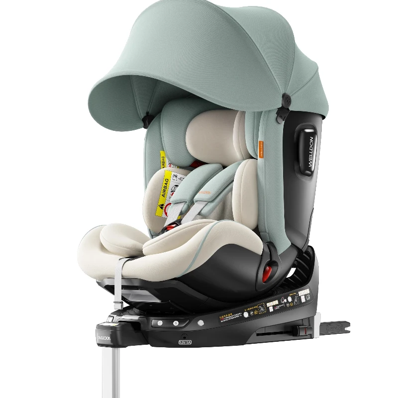 

Child safety seat can lie down in the car 0-4-7 year old isofix360 degree rotation baby