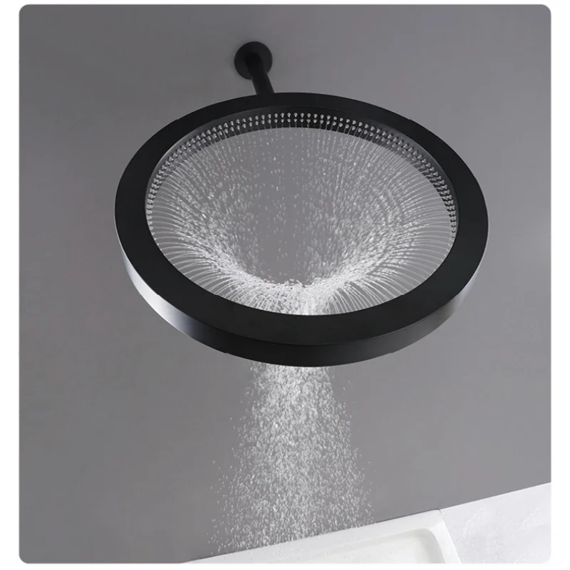 Upgrade High Pressure Shower Head Bathroom Accessories Chuveiro Rainfall Spa Water Saving Spray Massage Home Supplies Customized