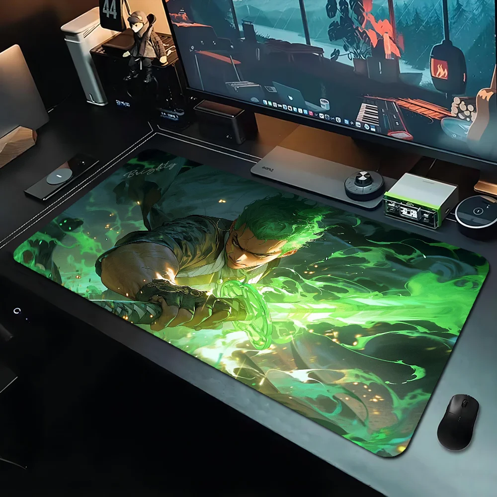 Ein Stück Roronoa Zoro Mouse pad schöne große Gaming Mouse pad Gamer Mauspad Größe für Spiel Tastatur Pad für Spieler