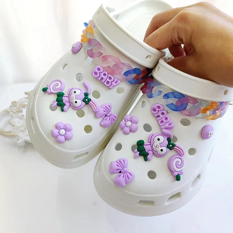 

Croc, подвески для обуви, DIY, съемная милая модель, набор сандалий, тапочек, аксессуары для мальчиков и девочек, персонализированное украшение, искусственные подарки