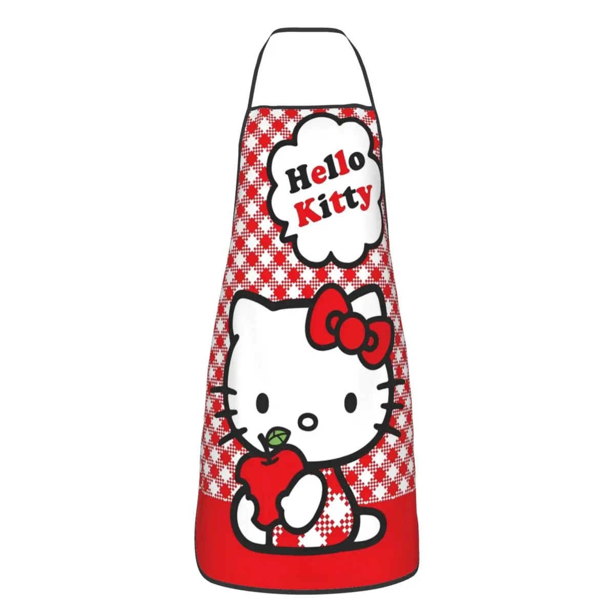 Cartoon Cute Hello Kitty Apron Unisex Sleeveless Garden Bib HelloKitty Painting Pinafore