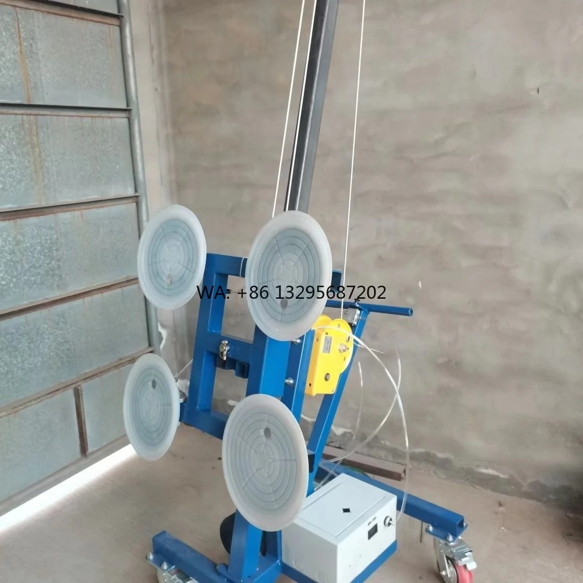 

Manual Winch Vacuum Lifter Elevator Sucker Cups Suction Cup Glass Lifter