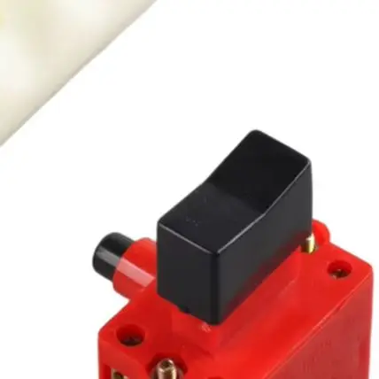 400 Type Steel Cutting Machine Handle With 10A Push Button Switch Plastic Grip Lock Mechanism Replacement Part For Power Tools