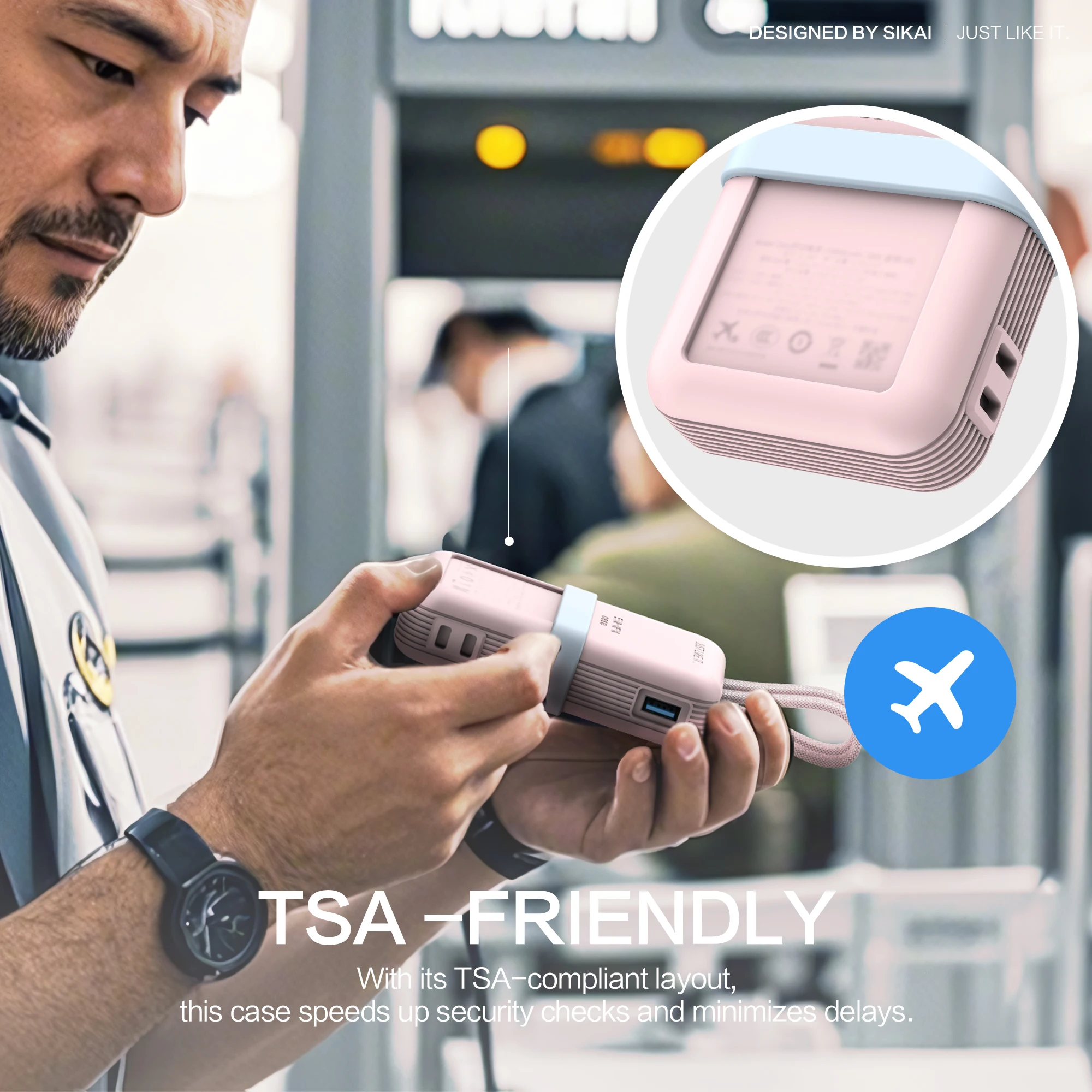 حافظة من السيليكون لـ Anker 10,000mAh 30W/10,000mAh 35W /20,000mAh 30W /20,000mAh 35W Power Bank حافظة واقية مضادة للصدمات