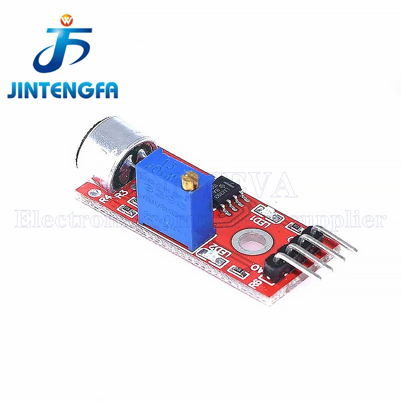 Módulo de detección de sensor de micrófono de sonido de alta sensibilidad para Arduino AVR PIC