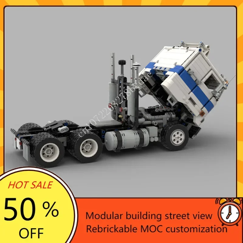 1265PCS MOC City Transportation MACK Cruise-Liner Custom Puzzle DIY Creative Educational Assembly Toy Gift