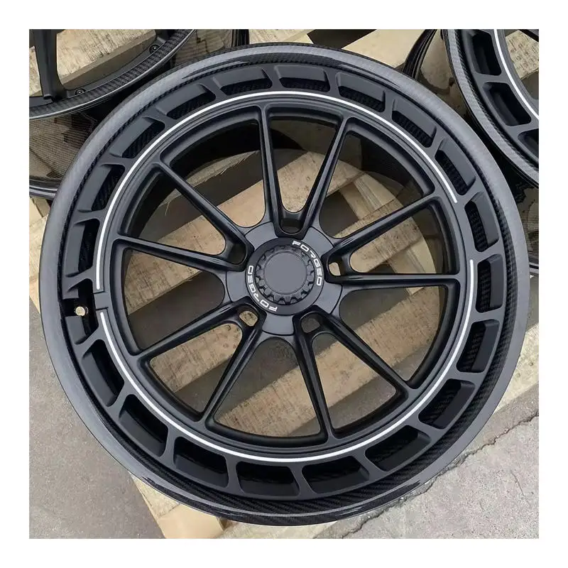 

Factory Hotsale Custom Size18-24 Inch 6061-T6 Aluminum Alloy Forged Alloy Car Wheels Custom Carbon Fiber Wheels