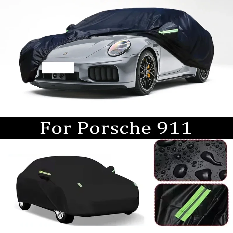 

For Porsche 911 Car Covers Outdoor Waterproof Dustproof Sun Rain Snow Protection Thick Oxford Cloth Full Car Accessories