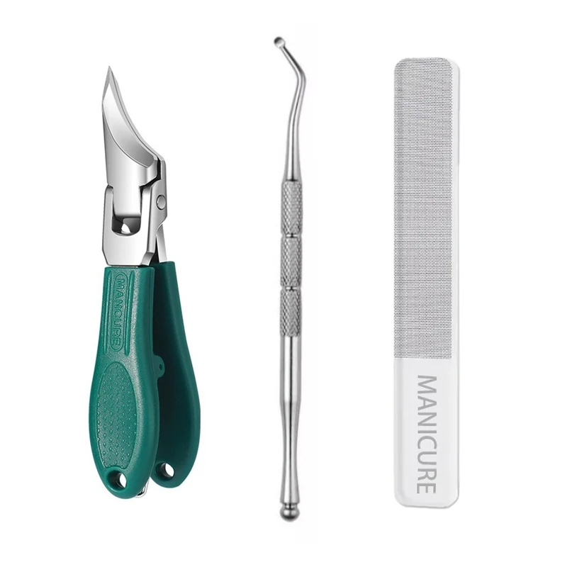 

Nail Care Tool 1pc Eagle Beak Nail Clippers Stainless Steel 25° Beveled Blade Wide Jaw Anti-Splash Slanted Design Manicure