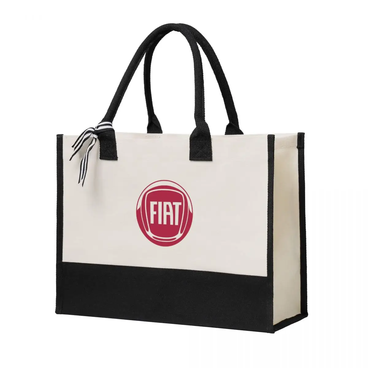 Fiat Automobiles Logo Canvas Bag Shopping Bag decorazione di nozze borsa da sposa da viaggio miglior regalo di nozze