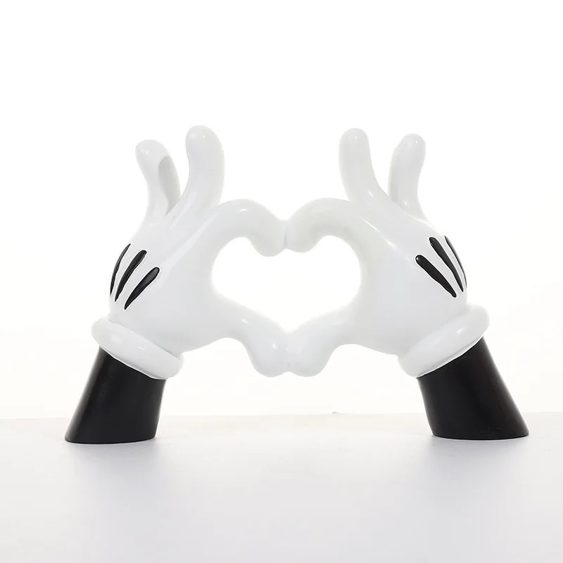 Miniso Mickey Beatsin Desktop Ornament Creative Resin Cartoon Cute Children's Room Jewelry Shelf Decoration