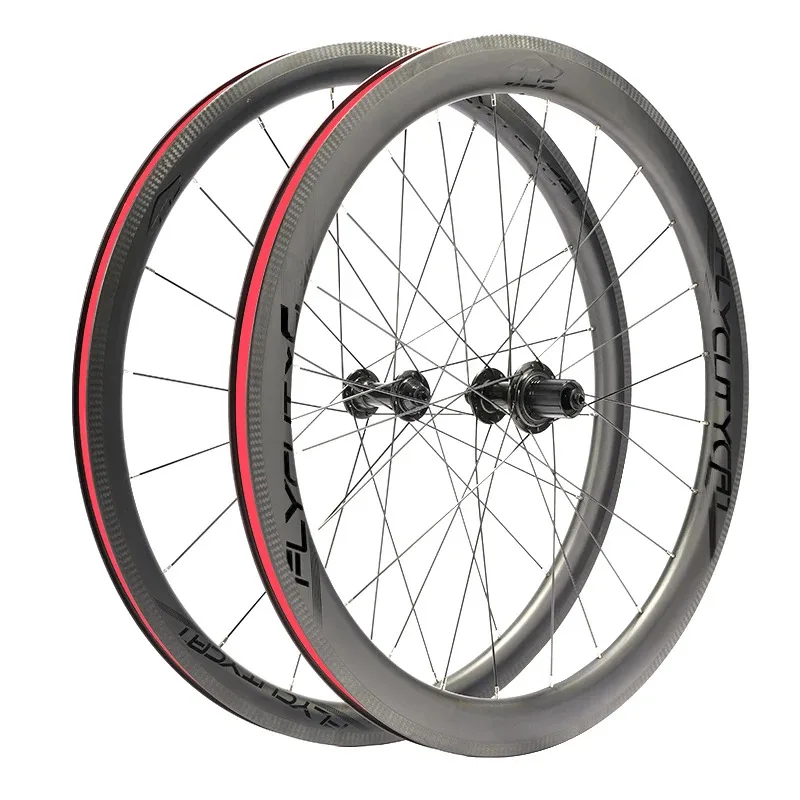 

Flycutycat дорожный велосипед 700C обод V тормоз углеродное колесо комплект клинчерная трубка углеродное волокно велосипедные колеса