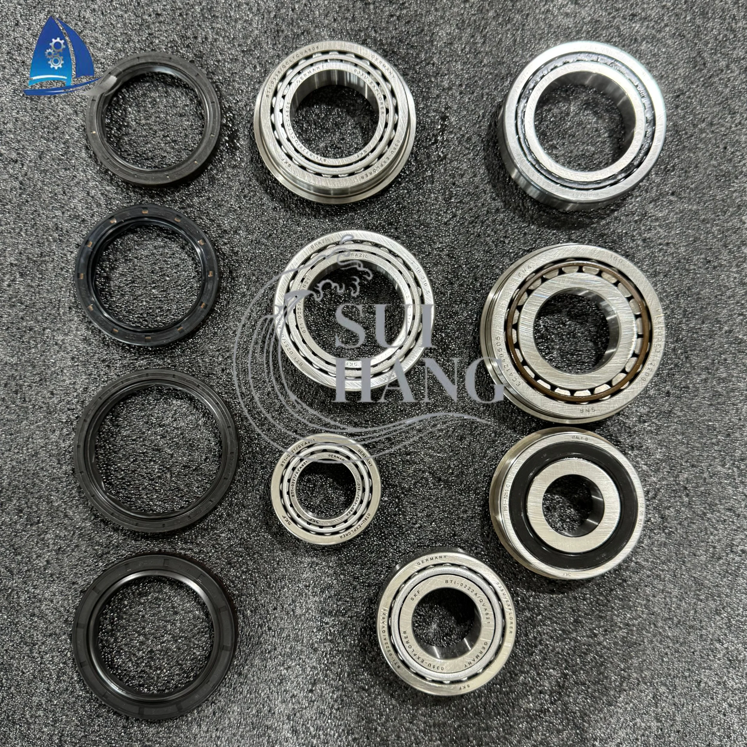 

Комплект центральных подшипников коробки передач DQ250 02E для Volkswagen, Audi, Skoda, Seat, новый