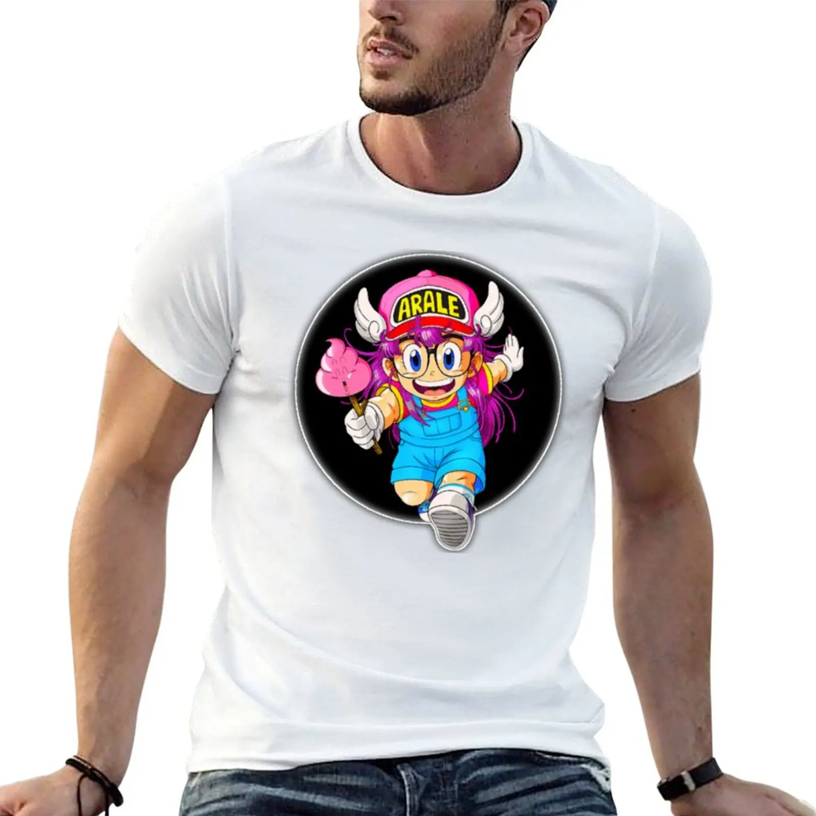 Arale & Poop T-Shirt Sun Block Outdoor T-Shirt
