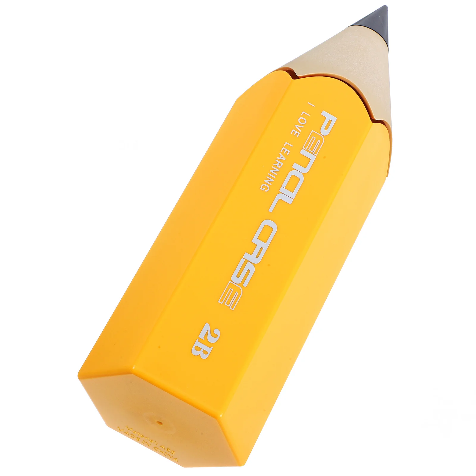 حامل أقلام على شكل قلم رصاص منظم تخزين القرطاسية مع غطاء سعة كبيرة لتزيين سطح المكتب للأقلام وفرش المكياج النابضة بالحياة #4