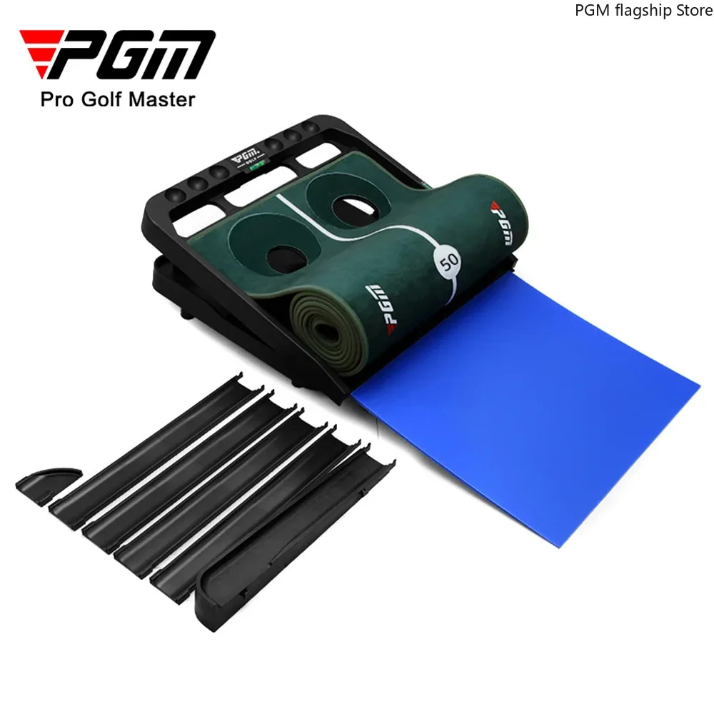 PGM Indoor Golf Adjustable Slope Golf Putting Practice Device Home Practice Blanket TL010