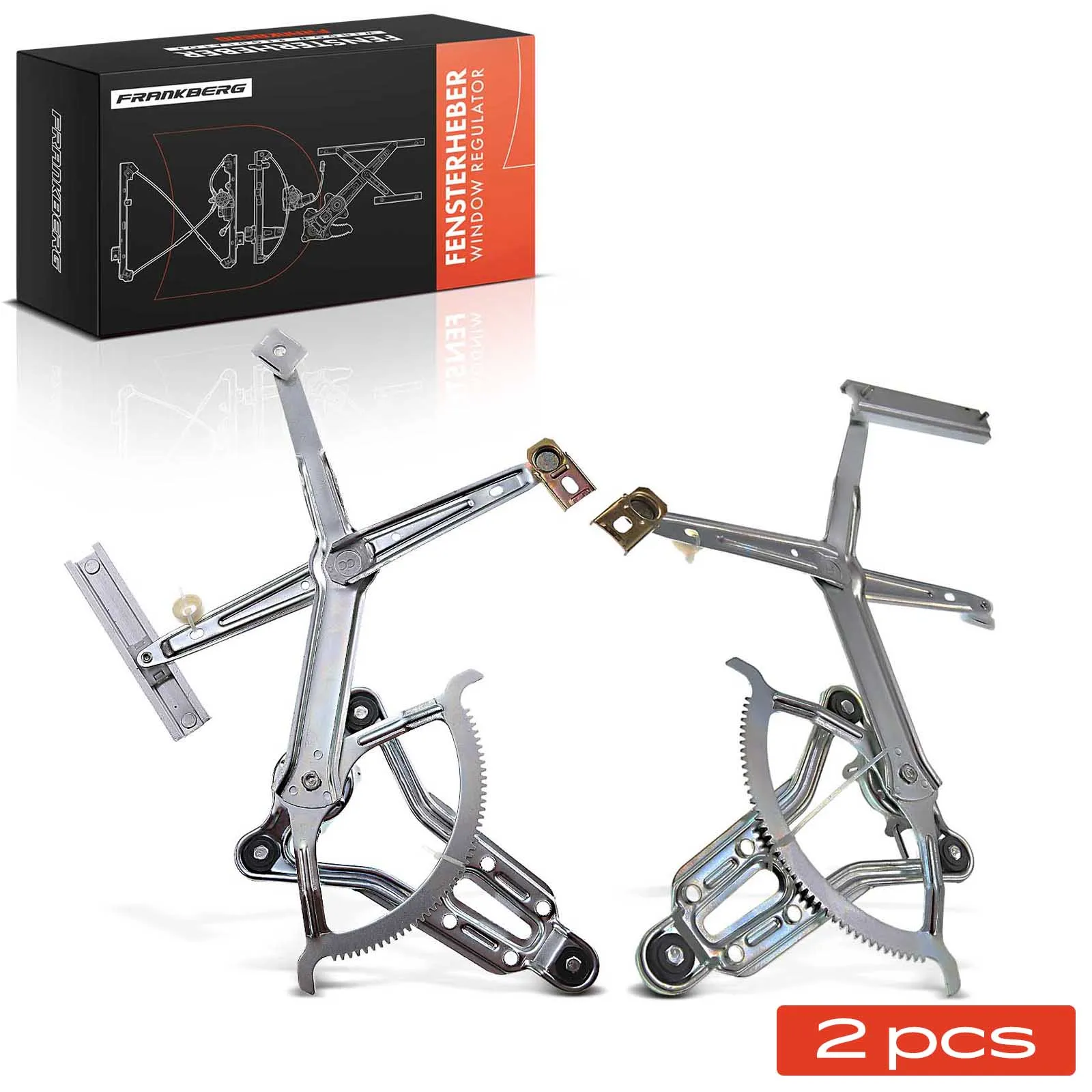 Frankberg 2x Alzacristalli Anteriori Sinistro e Destro per Mercedes-Benz 190W201 S124 W124 1247200346 1247200446 A2017200546 2017200646