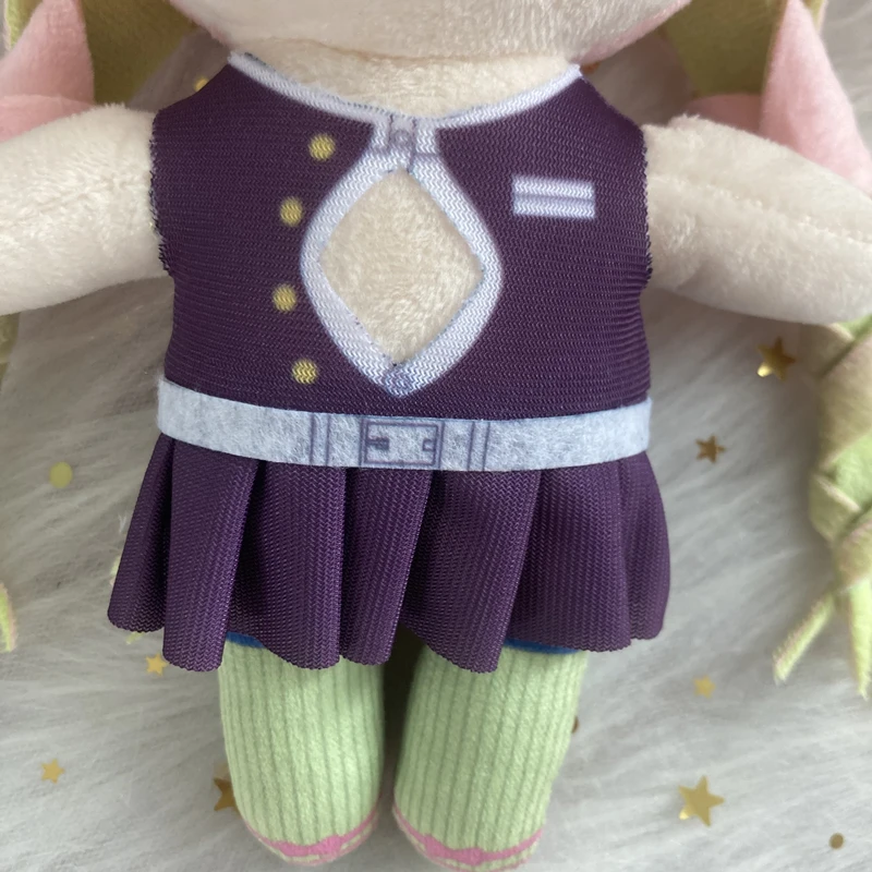 20 cm Anime Dämon Slayer Kanroji Mitsuri Plüsch Puppe Spielzeug Kimetsu keine Yaiba Cosplay Nette Weiche Gefüllte Kissen Geburtstag Geschenk