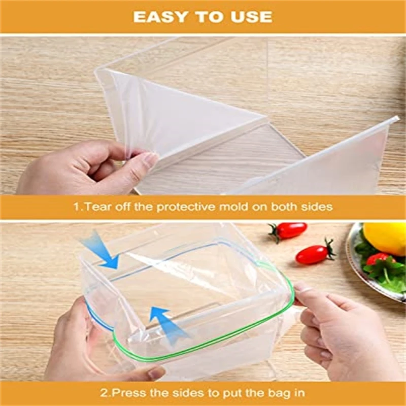 Bag Holder,Baggy Rack Holder for Food Prep Bag Storage Bag Stand,Hands-Free Drop shipping