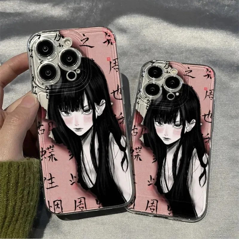 Japan Luxury Anime Tomie Kawakami Korean Phone Case For TECNO CAMON 30 20 POVA 6 5 SPARK 10 Infinix Smart 8 Note Hot 30i Pro 5G