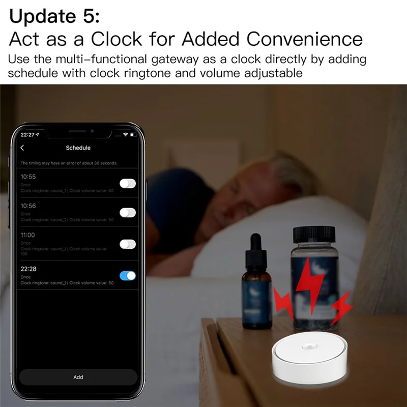 POP-lGraffiti สมาร์ทโฮมไร้สายหลายโหมดเกตเวย์บลูทูธ Zigbee Dual-Mode App เสียง Light Prompt รีโมทคอนโทรล