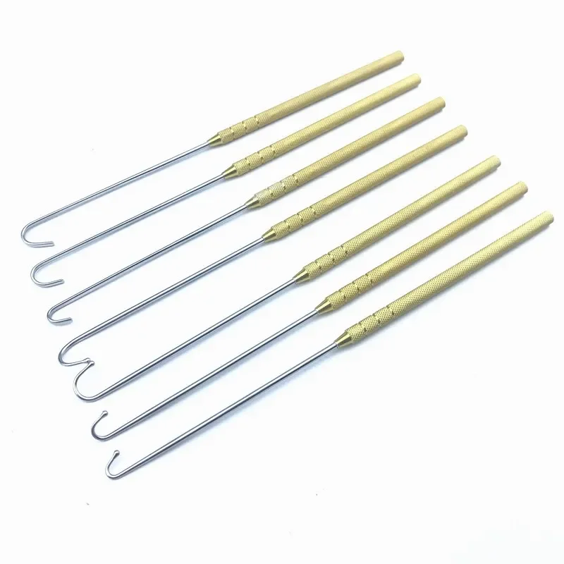 Uterine hook Animal Ovariectomy Spay Snook Dogs Cats Veterinary Pet Orthopedic Instruments