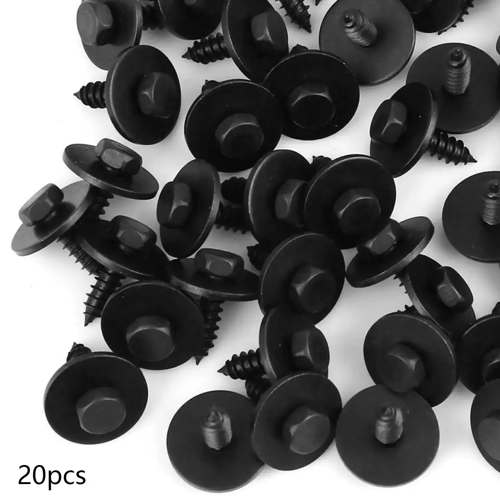 20 Pieces Hex Head Screws 07147129160 Spare Part Wear Resistant Easy Installation for Splash Guard for BMW x1 E90 E46 x3