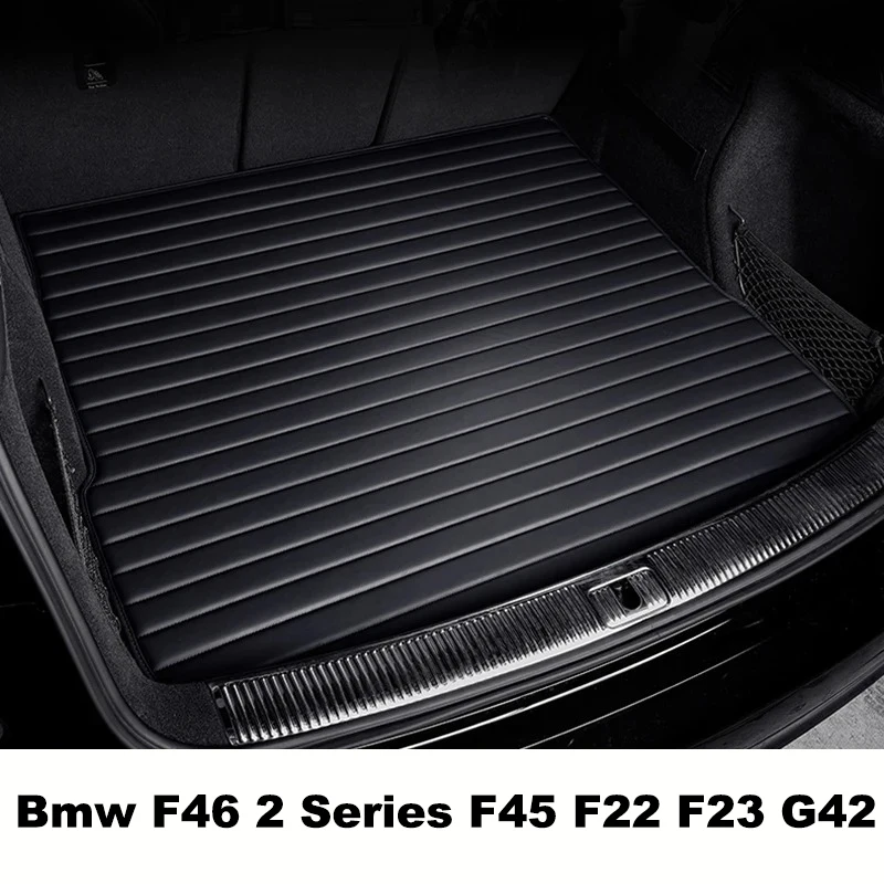 Stripe Custom Style Car Trunk Mats for Bmw F46 2 Series F45 F22 F23 G42 Car Accessories Interior Details Carpet