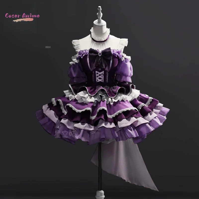 

Anime Puella Magi Madoka Magica Akemi Homura Cosplay Costume Uniform Halloween Carnival Party Christmas Play Role Clothes