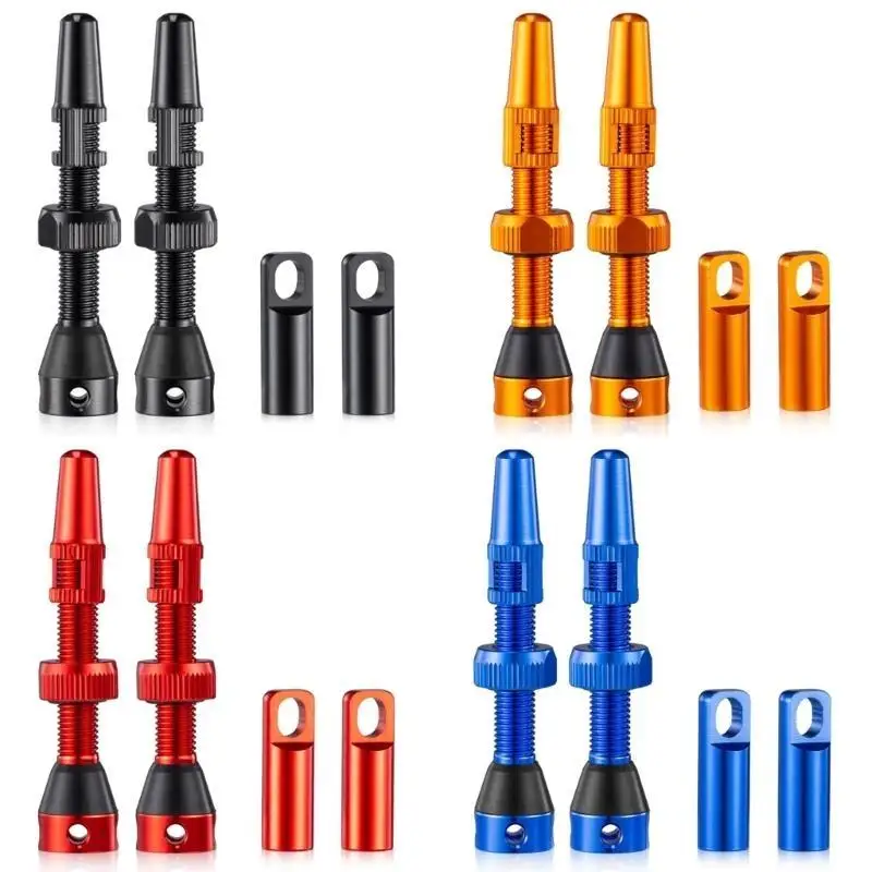 

R6FE Light weight Aluminum Tubeless Valves Universals Bike Valves Tool Tire Repair for Easy Maintenances
