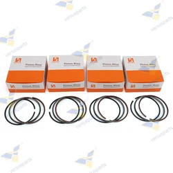 D1305 D1105 Piston Rings 4-Cylinder STD 78mm for KUBOTA V1505 78*2HK+1.5+4 16292-21050 Overhaul Rebuild Kit