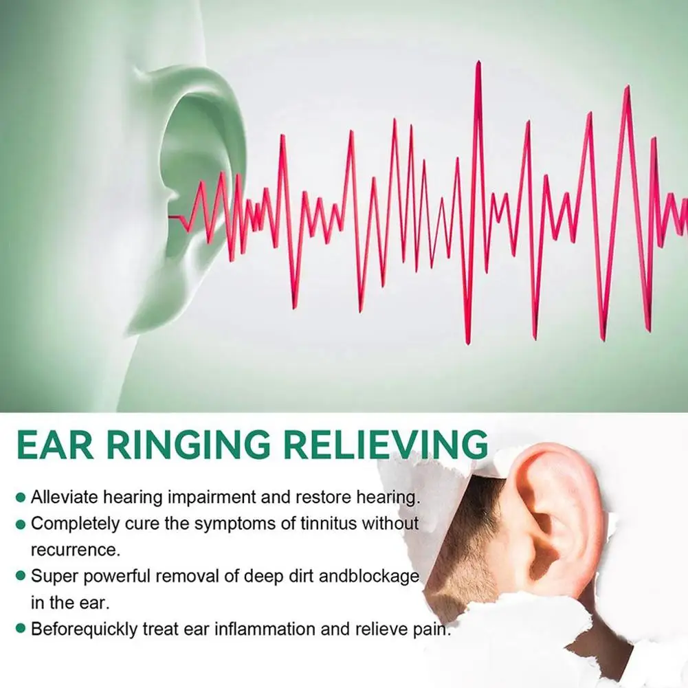 Ear Ringing Treatment Oil Deafness Earache Relieve Ear Swelling Discharge Otitis Hard Hearing Tinnitus Ear Drops 30ml