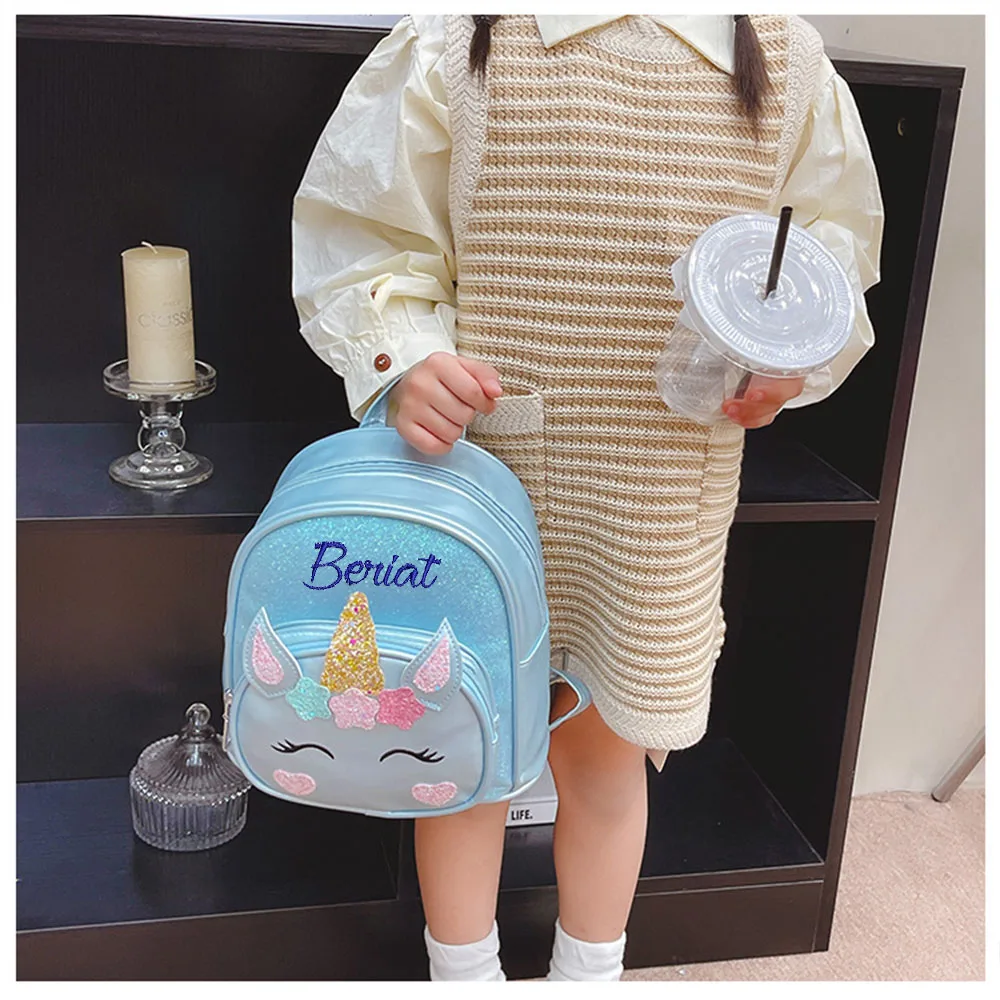 Custom New Children Student Leisure Backpack Personalized Cartoon Cute Pony Lightweight Backpack for Girls Kindergarten Book Bag