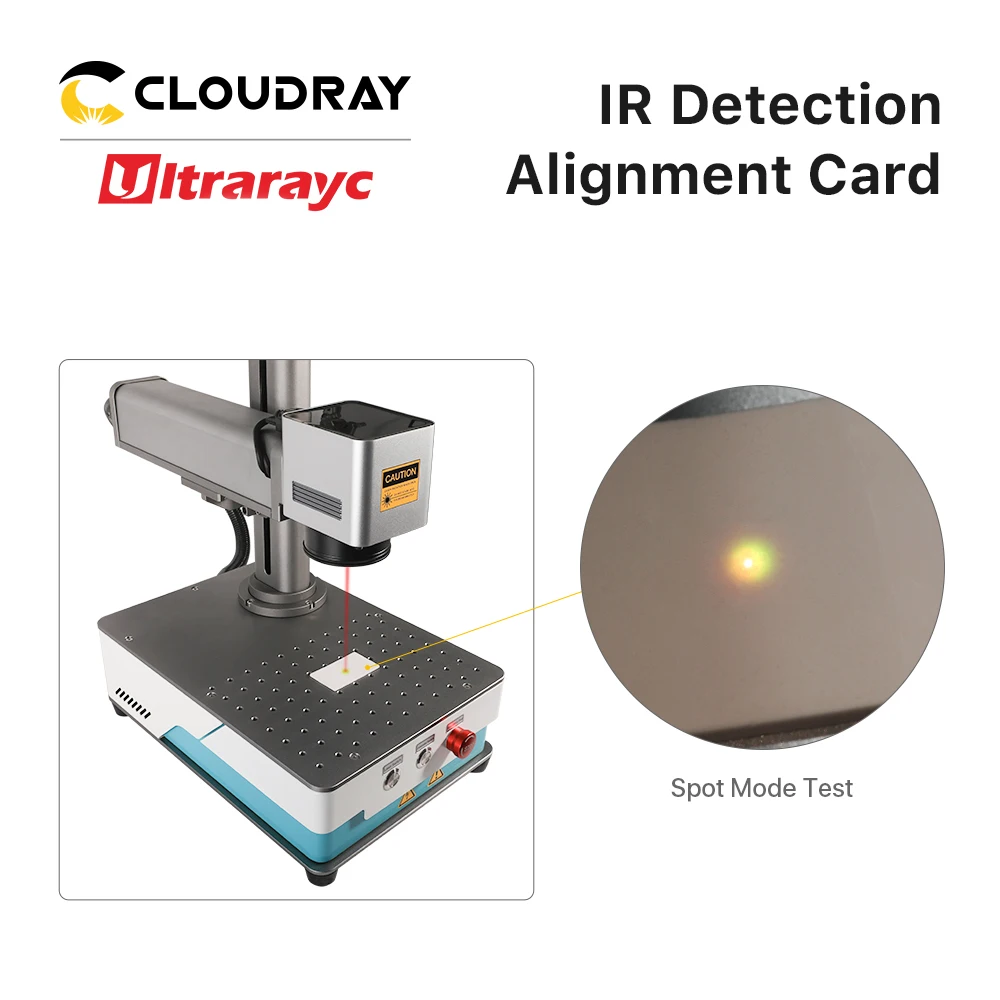 Ultrarayc IR كشف محاذاة بطاقة الأشعة تحت الحمراء باهتة متخيل المعاير لوحة سيراميك ل 900-1100nm الألياف ليزر LED ديود